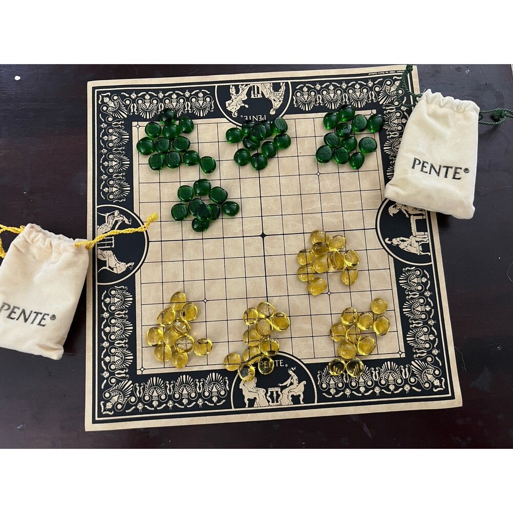 PENTE Pente Travel Strategy Board Game Complete Set 2 Players 1981